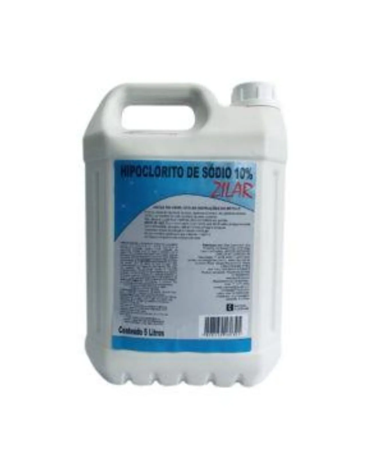 HIPOCLORITO SODIO 10 %  ZILAR - 5 LTS