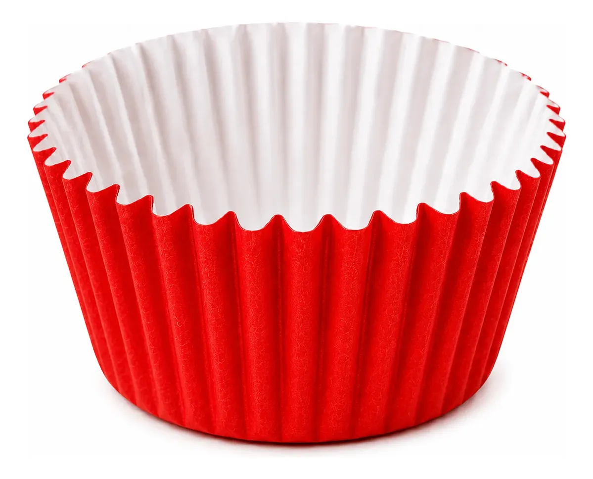 FORMA FORN. CUPCAKE VERMELHA - C/45