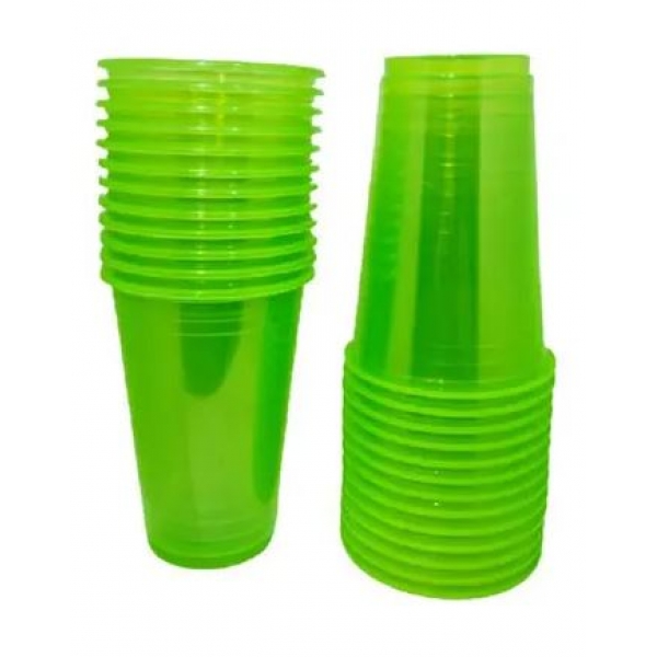COPO JOY 300 ML(PS) VERDE C/25