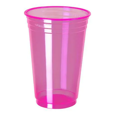 COPO JOY 300 ML(PS) ROSA C/25